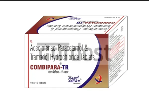 Combipara TR 100mg/325mg/37.5mg Tablet 10s