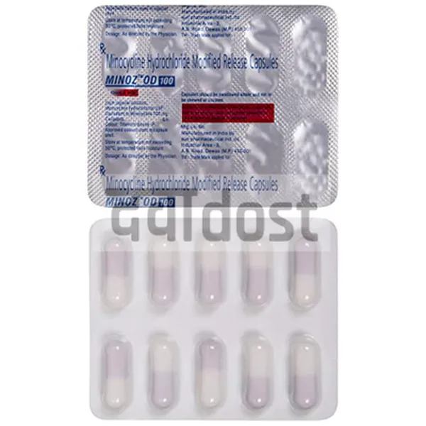 Minoz OD 100mg Capsule MR 10s