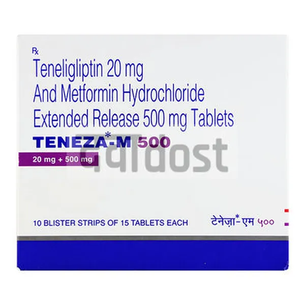 Teneza M 500mg/20mg Tablet ER 15s