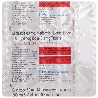 CYBLEX-MV 80.3MG 15TAB