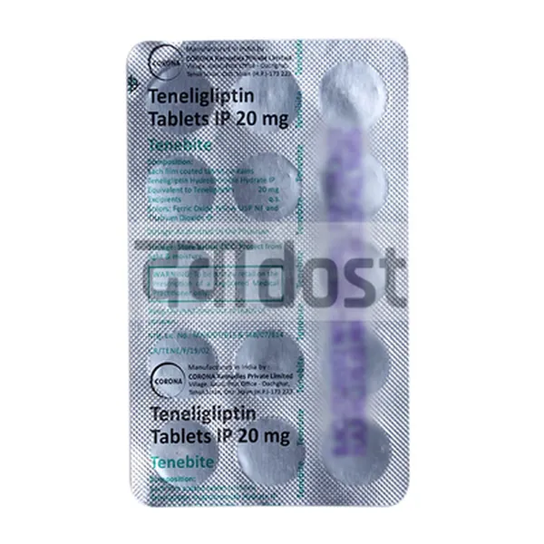 Tenebite 20mg Tablet 15s