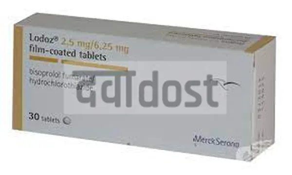 Lodoz 2.5mg/6.25mg Tablet 10s