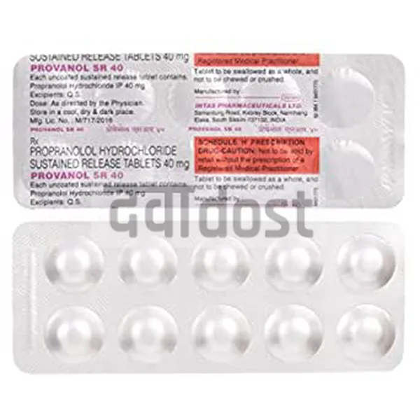 Provol 40mg Tablet SR 10s