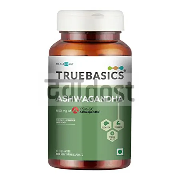 TrueBasics KSM 66 600mg Ashwagandha Capsule 60s