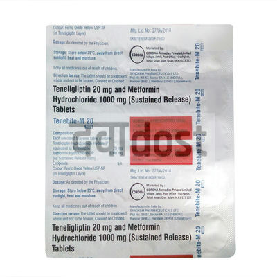 Tenebite M 1000mg/20mg Tablet SR 15s