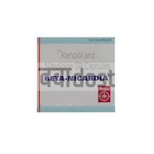 Beta Nicardia 50mg/20mg Capsule SR 10s
