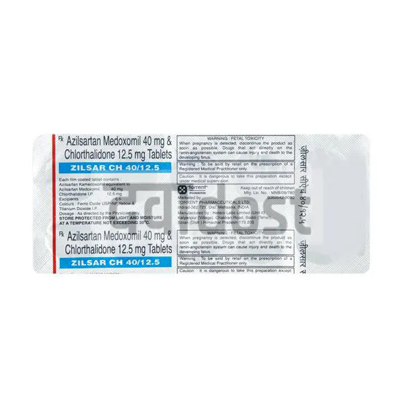 Zilsar CH 40mg/12.5mg Tablet 10s