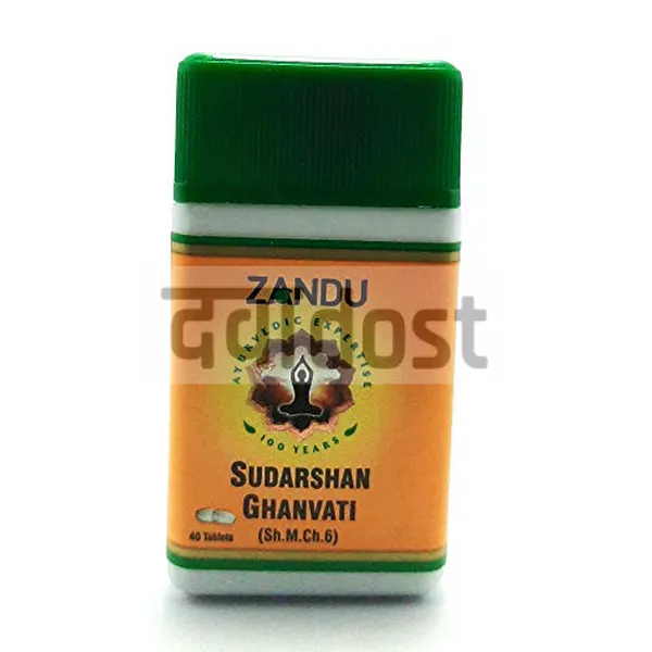 Zandu Sudarshan Ghan Vati Tablets 40s