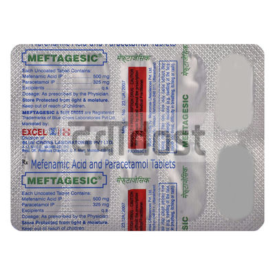 Meftagesic 500mg/325mg Tablet 10s