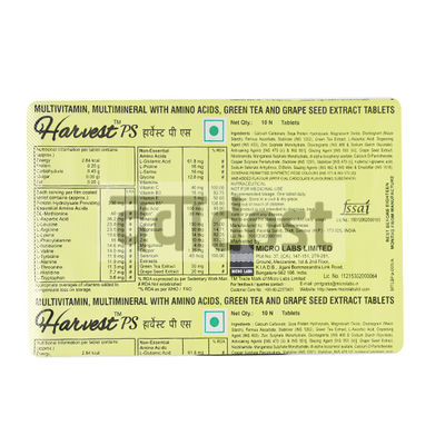 Harvest  PS Tablet 10s