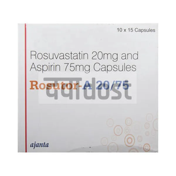 Rosutor A 20mg/75mg Capsule 15s