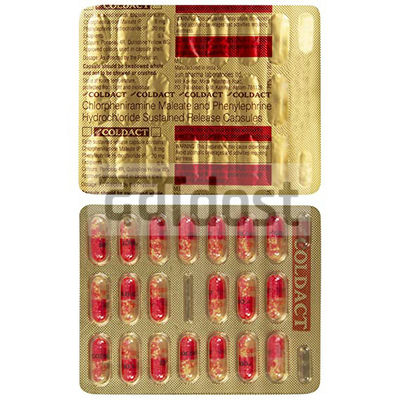 New Coldact 8mg/20mg Capsule SR 20s