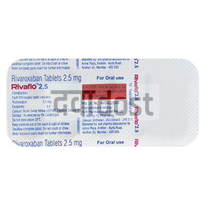Rivaflo 2.5mg Tablet 10s