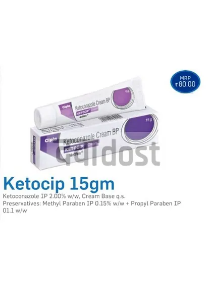 Ketocip 2% Cream 15gm