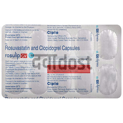 Rosulip CV 10mg/75mg Capsule 10s