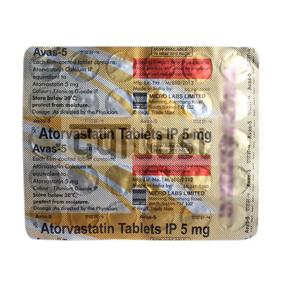 Avas 5mg Tablet 30s