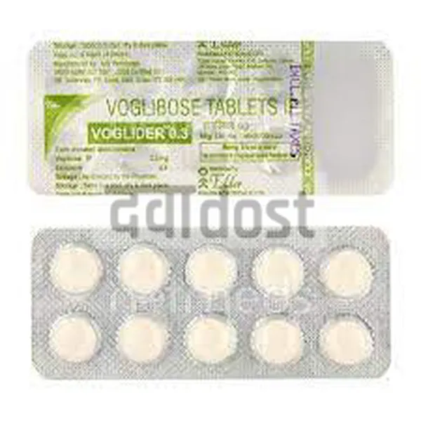 Voglider GM 2mg/500mg/0.3mg Tablet 10s