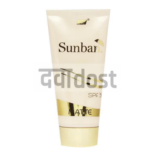 Sunban Matte Gel  75gm