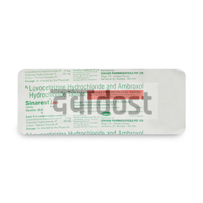 Sinarest Levo 2.5mg/10mg Tablet 10s