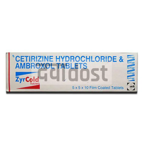 ZyrCold 5mg/60mg Tablet 10s