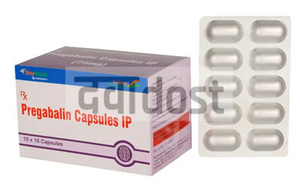 Pregabalin 75mg Capsule 10s