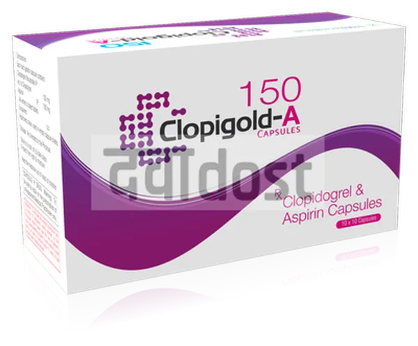 Clopigold A 150mg/75mg Capsule