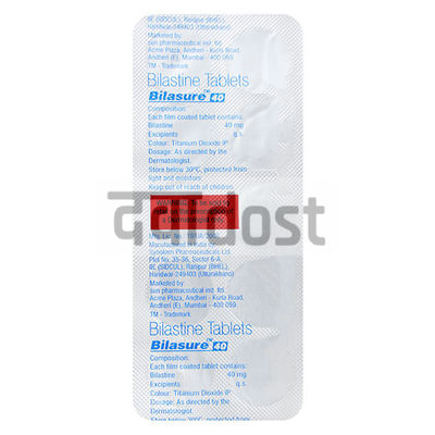 Bilasure 40mg Tablet 10s