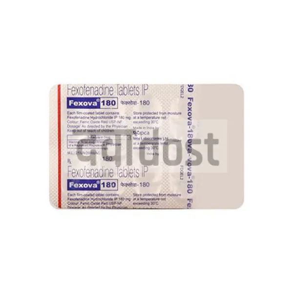 Fexova 180mg Tablet 10s