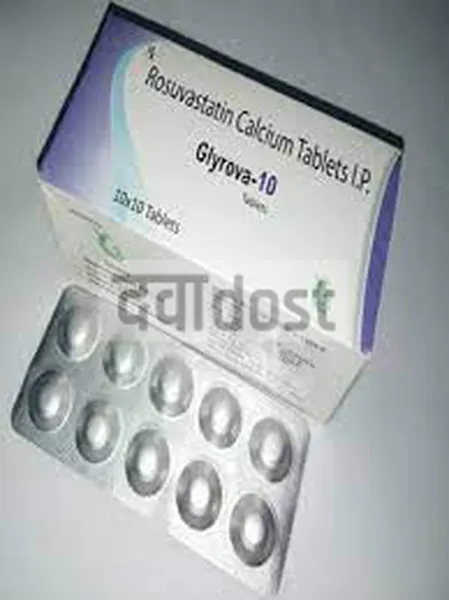 Glyrova 10mg Tablet 10s