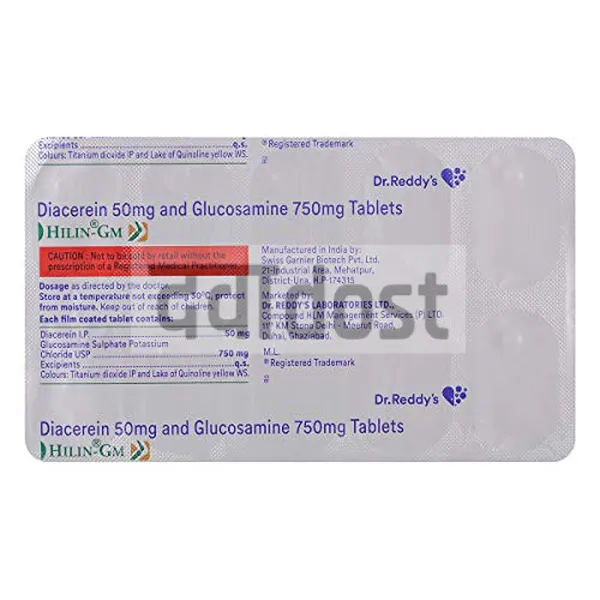 Hilin GM 50mg/750mg Tablet 10s