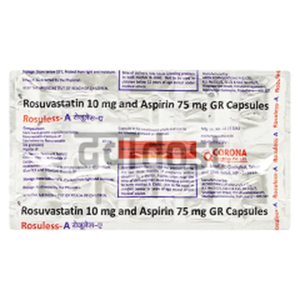 Rosuless A 10mg/75mg Capsule 10s