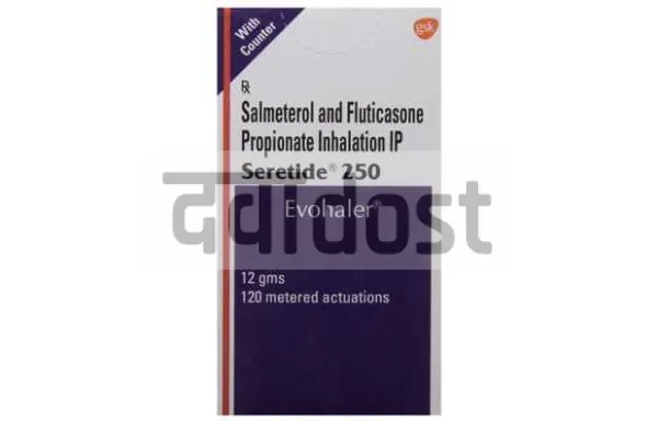 Seretide 250mcg/50mcg Evohaler 120MDi