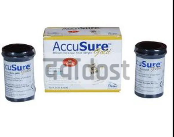 Accu sure Gold Test Strip 50s