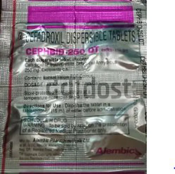 Cephbid 250mg Tablet DT 10s