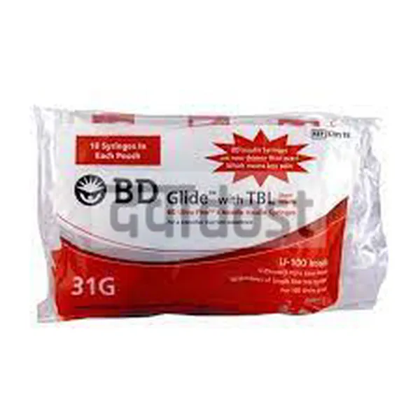 BD Insulin 100iu Syringe 1ml