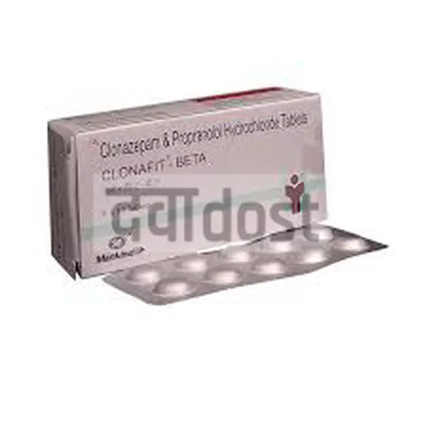 Clonafit Beta 0.5mg/20mg Tablet