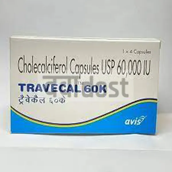 Travecal 60K Soft Gelatin Capsule 4s