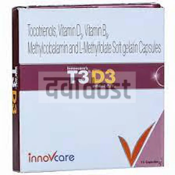 Innovcares T3 D3 Capsule 15s