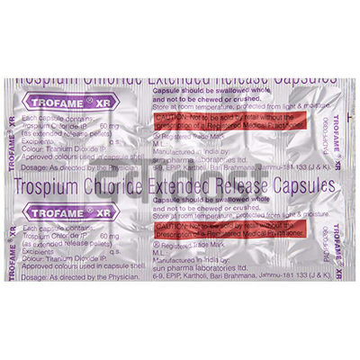 Trofame 60mg Capsule XR 10s