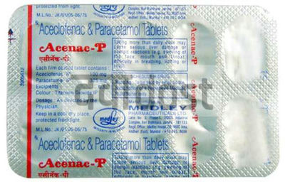 Acenac P 100mg/325mg Tablet