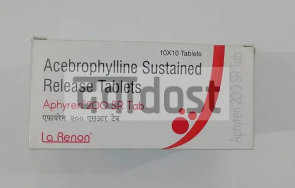 Aphyren 200mg Tablet SR 10s