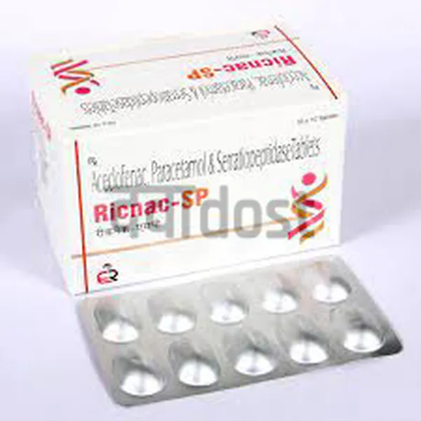 Ricnac SP 100mg/325mg/15mg Tablet 10s