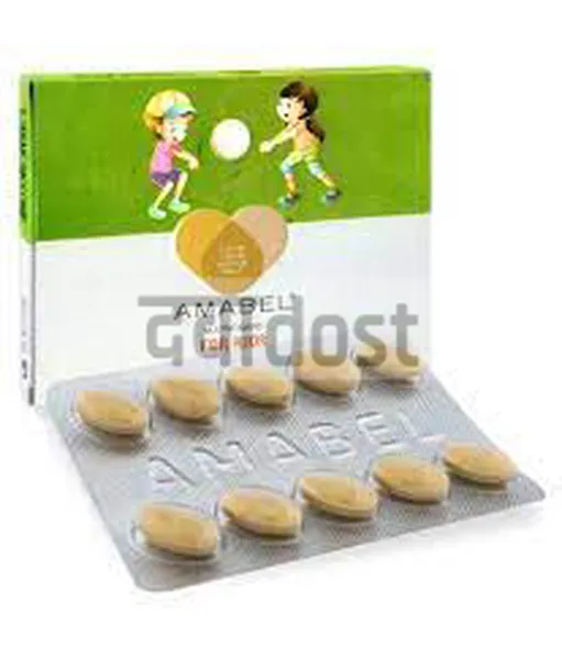 Amabel Multivitamins & Minerals For Kids Tablet 10s