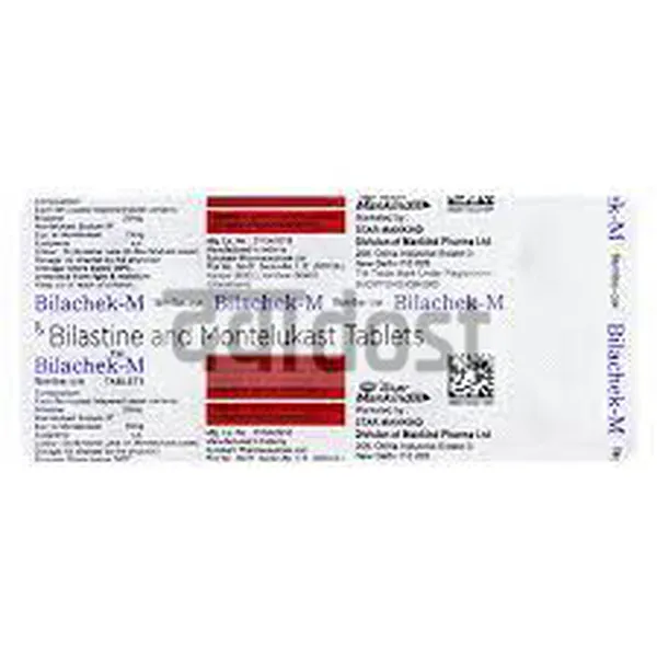 Bilachek M 20mg/10mg Tablet 10s