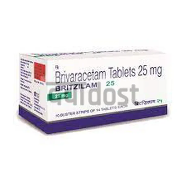 Britzilam 25mg Tablet 14s