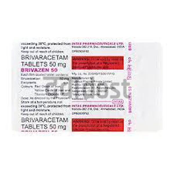 Brivazen 50mg Tablet 10s