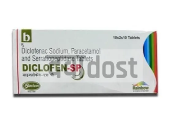 Diclofen SP 50mg/325mg/10mg Tablet