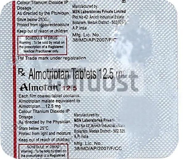 Almotan 12.5 Tablet