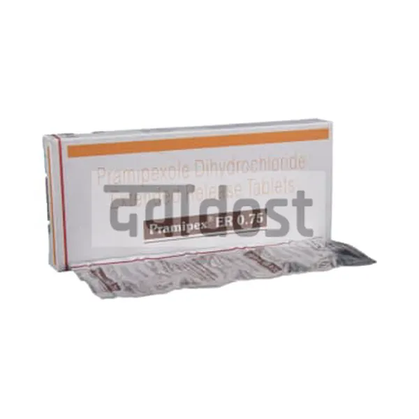 Pramipex ER 0.75 Tablet
