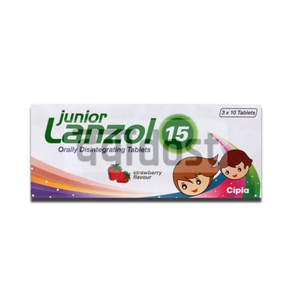 Junior Lanzol 15mg Tablet DT